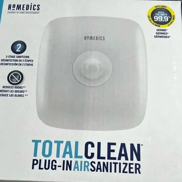 Homedics TotalClean Plug-In UV-C Air Sanitizer new in box - Picture 6 of 6